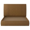 Ver imagem 3 de Cama Queen Flutuante 158cm com Cabeceira Romana Sintético