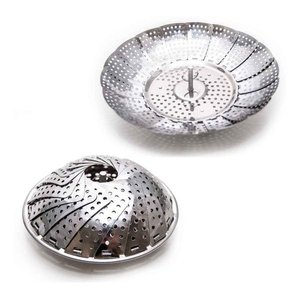Cesto de Cozimento À Vapor Inox Cozinhar Legumes Verduras