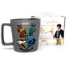 Caneca Cerâmica Harry Potter Hogwarts 400ml Zona Criativa - 1