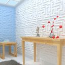 Ver imagem 3 de 40 Placas Revestimento 3D PREMIUM para Parede (10m²) Premierdecor - MAZE