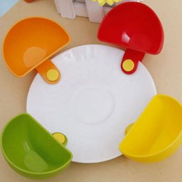 Kit 2 Molheiras Clip Porta Ketchup Molhos - cores sortidas - 6