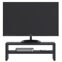 Ver imagem 7 de Kit 02 Suportes Stand Para Monitores Mesa Escritório Home Office Lap L03 Preto - Lyam Decor