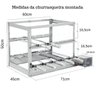 Churrasqueira Elétrica Giratória Inox 7 Espetos Modelo 3A.1M Mot Direito - 2