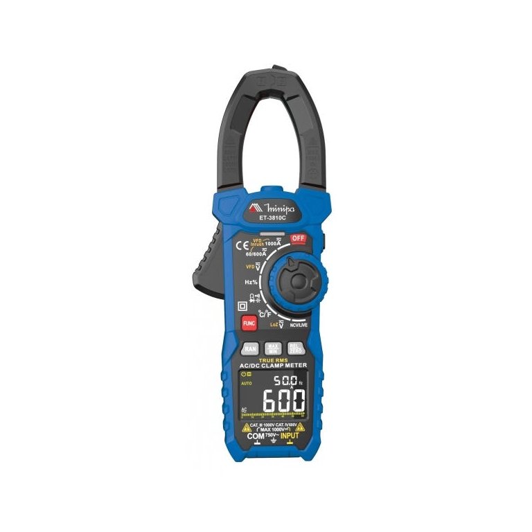 Alicate Amperímetro Minipa Et-3810c