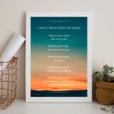 Ver imagem 1 de Quadro Cinco Princípios do Reiki 24x18cm - com Vidro:madeira Preta