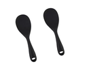 Ver imagem 1 de Duas Peças de Colher de Servir 22,5cm em Silicone Preto Unyhome.