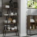 Ver imagem 2 de Estante com Prateleiras Estilo Industrial - Metal e Madeira