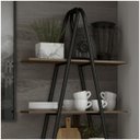 Ver imagem 4 de Estante com Prateleiras Estilo Industrial - Metal e Madeira