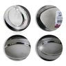 Kit 2 Peças Bandeja Travessa Aço Inox 20cm Oval Para Servir - 4