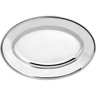 Kit 2 Peças Bandeja Travessa Aço Inox 20cm Oval Para Servir - 5