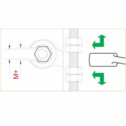 Chave Poligonal Aberta 3/8x7/16" Tramontina - 2