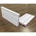 Ver imagem 1 de Rodapé De PVC Branco 10Cm Barra de 2,40 Metros