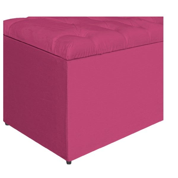 Calçadeira Estofada Liverpool 140cm Casal Corano Pink - 5