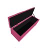 Calçadeira Estofada Liverpool 140cm Casal Corano Pink - 3