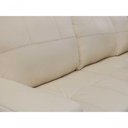 Ver mais imagens de Sofá de Couro Canto Marrocos 3 Lugares com Chaise Direita Manteiga Pigmentado - Mempra Design