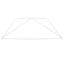 Tenda Gazebo Belfix em Polietileno Na Cor Branca 3,00x3,00m - 9