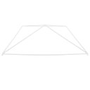 Ver mais imagens de Tenda Gazebo Belfix em Polietileno com Estrutura em Tubos de Aço Na Cor Branca 3,00x3,00m