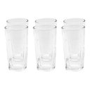 Ver imagem 1 de Jogo 6 Copos Água Suco Vidro Conjunto 350ml 14 X 7,5:Branco