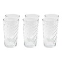 Ver imagem 1 de Jogo 6 Copos Água Suco Vidro Conjunto 350ml 13 X 7,5:Branco