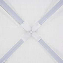 Tenda Gazebo Na Cor Branco em Polietileno Base 3,00x3,00m e 2,4 de Altura - 4