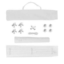 Tenda Gazebo Na Cor Branco em Polietileno Base 3,00x3,00m e 2,4 de Altura - 2