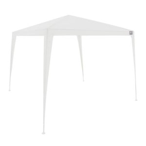 Tenda Gazebo Na Cor Branco em Polietileno Base 3,00x3,00m e 2,4 de Altura