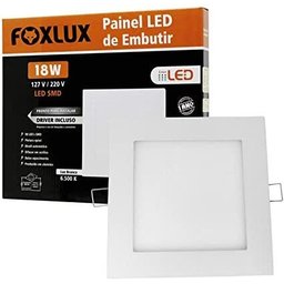 PAINEL LED QUADRADO EMBUTIR 6 WATTS 6500K - 3