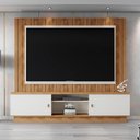Ver imagem 2 de Estante Home Santos 781 Off White/amendoa