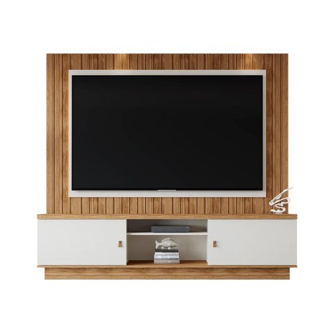Estante Home Santos 781 Off White/amendoa