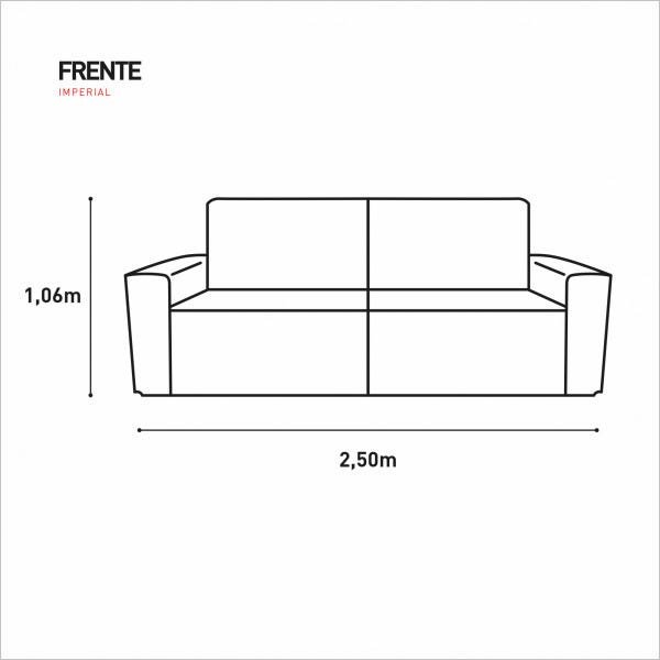 Sofá Retrátil e Reclinável 4 Lugares Top Villa Mobi Veludo Cacau - 8