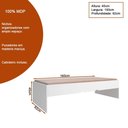 Ver imagem 2 de Jogo de Quarto Infantil Theo 2 Portas MDP 73cm Branco Theo Móveis