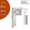 Ver imagem 3 de Jogo de Quarto Infantil Theo 2 Portas MDP 73cm Branco Theo Móveis