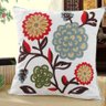 Capa de Almofada em Linho Bordada Luxo Decorativa 43x43 Cm Estampa B - 2