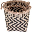 Ver imagem 5 de CESTA BAMBU PRETO 2PÇ