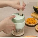 Ver imagem 1 de Cortador Triturador Elétrico Multifuncional Aço Inoxidável