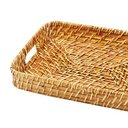 Ver imagem 3 de BANDEJA RETANGULAR RATTAN 29 CM CLASS HOME