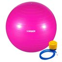 Ver imagem 1 de Bola de Pilates Yoga Funcional Lorben com Bomba Suporta até 150 Kg Rosa