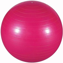 Bola de Pilates Yoga Funcional Lorben com Bomba Suporta até 150 Kg Rosa - 4