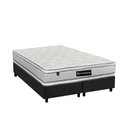 Ver imagem 1 de Cama Box Queen: Colchão Molas Ensacadas Luckspuma Lucksfaction Plus + Base Gray(158x198)
