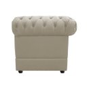 Ver imagem 3 de Kit Poltrona e Namoradeira Chesterfield Ana Suede Bege- Doce Sonho Móveis
