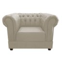Ver imagem 6 de Kit Poltrona e Namoradeira Chesterfield Ana Suede Bege- Doce Sonho Móveis