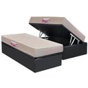 Ver imagem 1 de Conjunto Box Baú Solteiro: Colchão Espuma D45 New Top Double Face + Base Crc Courano Gray