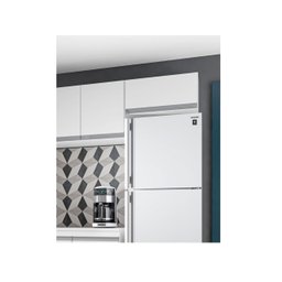 Armário Aéreo Geladeira Andreia Suspenso 01 Porta 60cm - Ajl Móveis Branco - 4