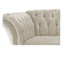 Ver imagem 4 de Namoradeira Chesterfield Sofia Suede Bege- Doce Sonho Móveis