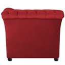 Ver imagem 5 de Namoradeira Chesterfield Sofia Suede Vermelho