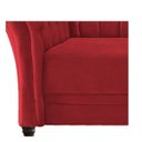 Ver imagem 6 de Namoradeira Chesterfield Sofia Suede Vermelho