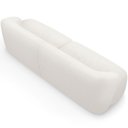 Ver imagem 5 de Sofá 3 Lugares Curvo Orgânico com 02 Poltronas Living 220cm Barolo L06 Bouclê Branco