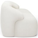 Ver imagem 2 de Sofá 3 Lugares Curvo Orgânico com 02 Poltronas Living 220cm Barolo L06 Bouclê Branco