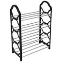Ver imagem 3 de Sapateira 4 Andares Vertical Organizador Sapato Prateleira até 8 Pares