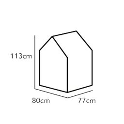 Barraca Cabana Toca Infantil Tipo Piscina de Bolinha Inmetro brincadeira de criança - Verde - 4